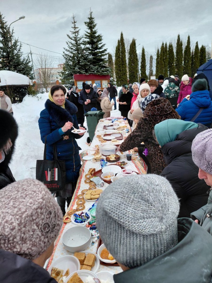 Масленичные гуляния в соборе города Домодедово