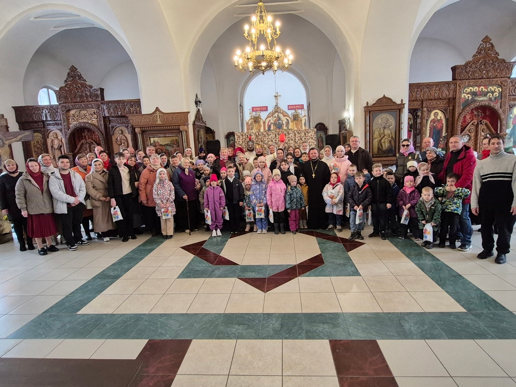 Детский пасхальный праздник в храме Преображения Господня в с. Вельяминово г.о. Домодедово