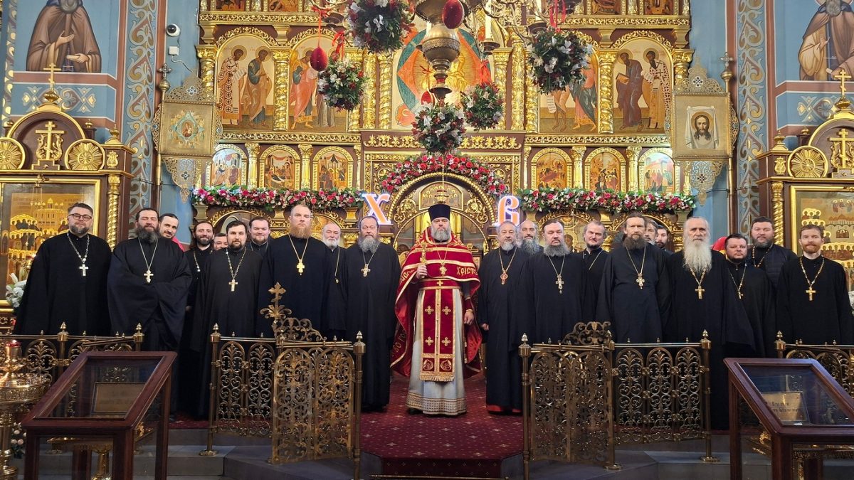 Соборное богослужение духовенства Домодедовского благочиния