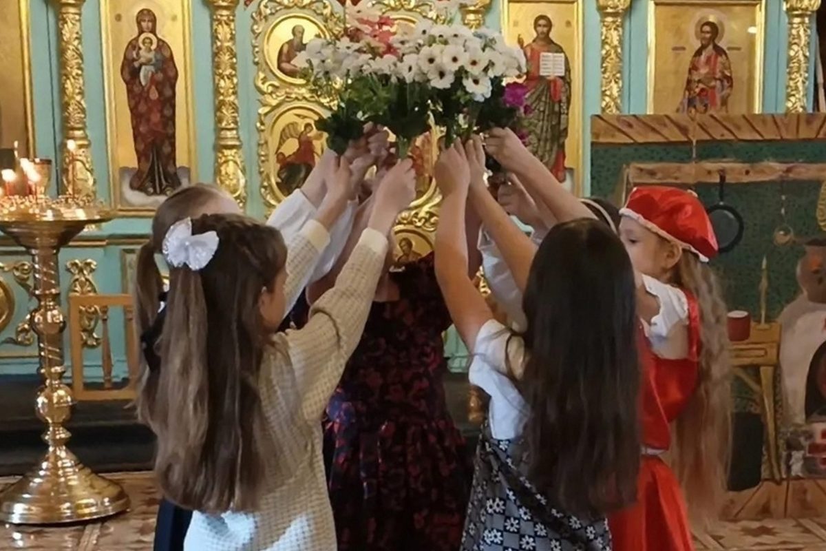 Детский Пасхальный праздник в храме иконы Божией Матери «Державная» г. Домодедово