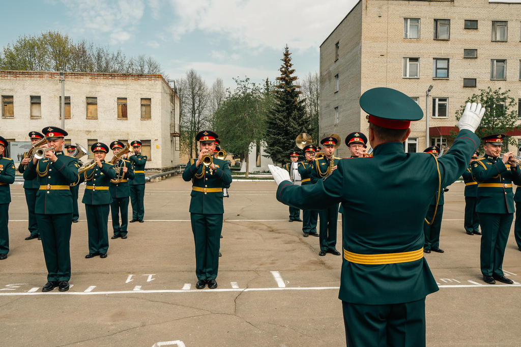 Смотр строя и песни, посвящённый Дню Победы в г.о. Домодедово — фото 2