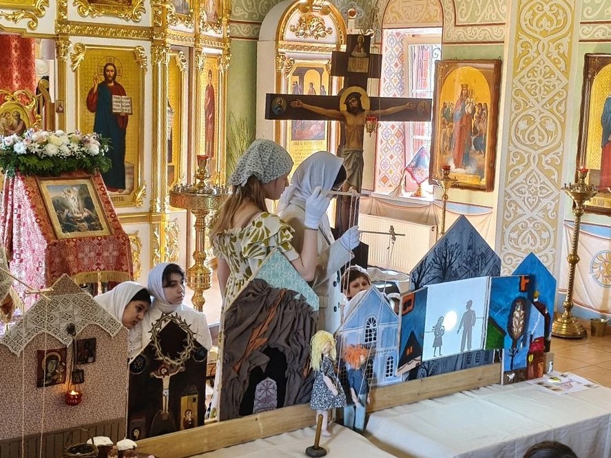 Спектакль «Пасхальная история» в храме Рождества Иоанна Предтечи мкр. Востряково г. Домодедово
