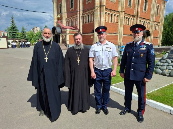 Сход казаков Домодедовского хуторского казачьего общества