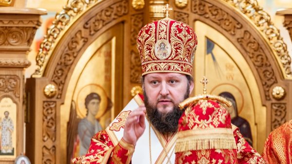 Божественная литургия в храме иконы Божией Матери «Нечаянная Радость» в посёлке санатория «Подмосковье» г.о. Домодедово