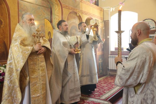 Престольный праздник в Никольском храме с. Лямцино