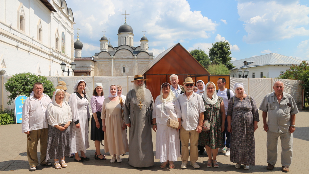 Паломническая поездка членов Домодедовского Совета ветеранов Вооруженных сил РФ в Серпухов