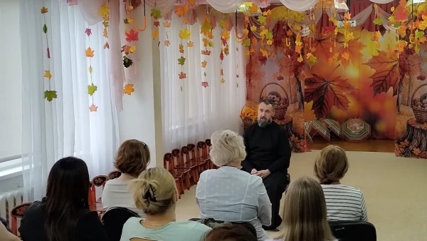Лекция-семинар «Крещение и выход Иисуса Христа на служение» в дошкольном отделении «Весёлые стрижи» г. Домодедово