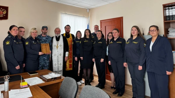 Освящение служебного помещения Домодедовского городского отделения судебных приставов в с. Константиново